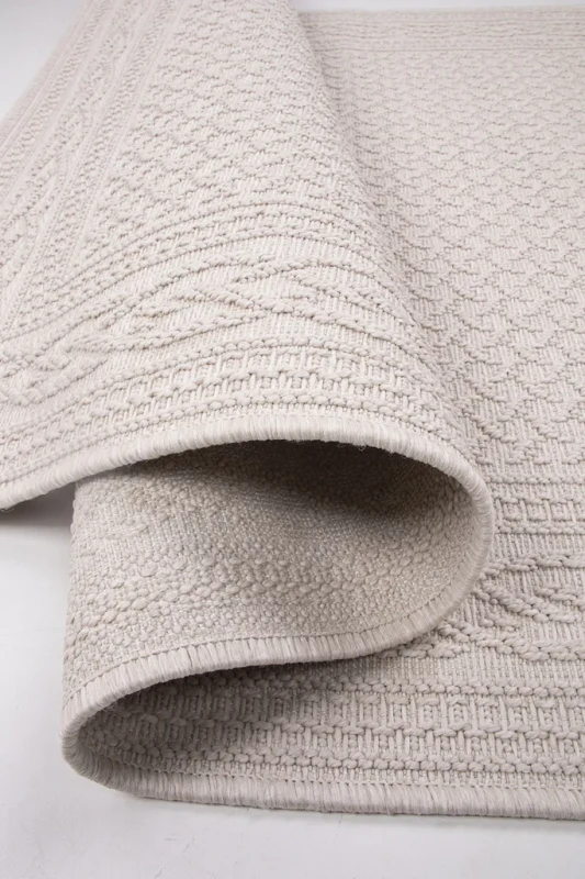 Dywan zewnętrzny Indoor and Outdoor Jersey Home 9079/E511 runo, brzeg i spód