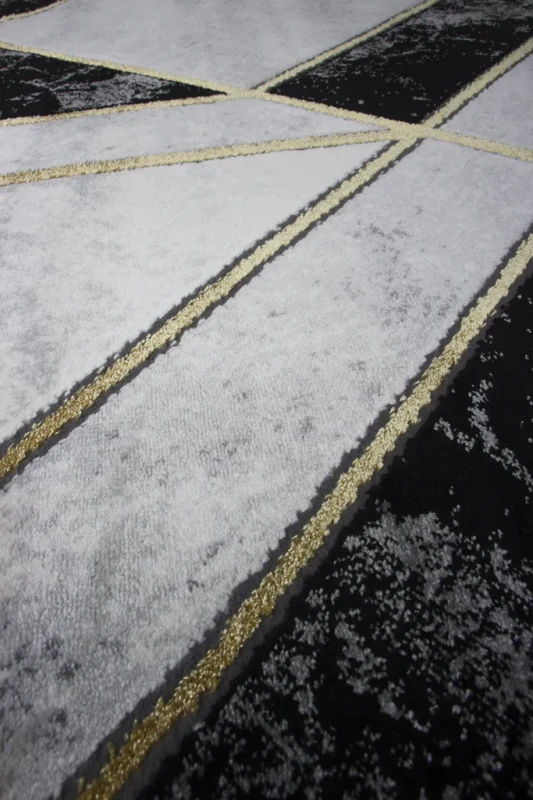 Dywan nowoczesny Diamond Glamour K4423G gold runo