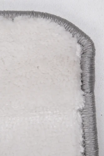 Dywan geometryczny marmur Diamond K4428G szaro-złoty róg