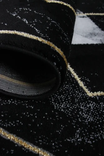 Dywan nowoczesny marmur Diamond K4477G szary brzeg i spód