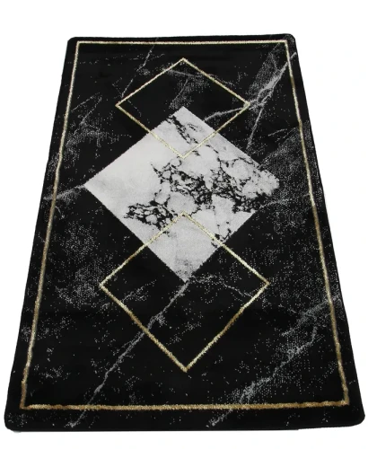 Dywan nowoczesny marmur Diamond K4477G szary rzut ukośny
