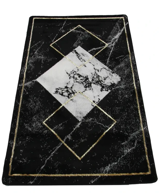 Dywan nowoczesny marmur Diamond K4477G szary rzut ukośny