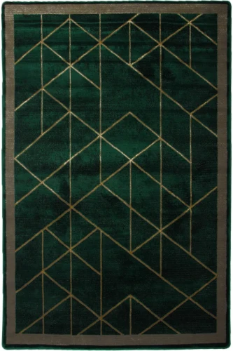 Dywan geometryczny Diamond K4479Y zielono-złoty