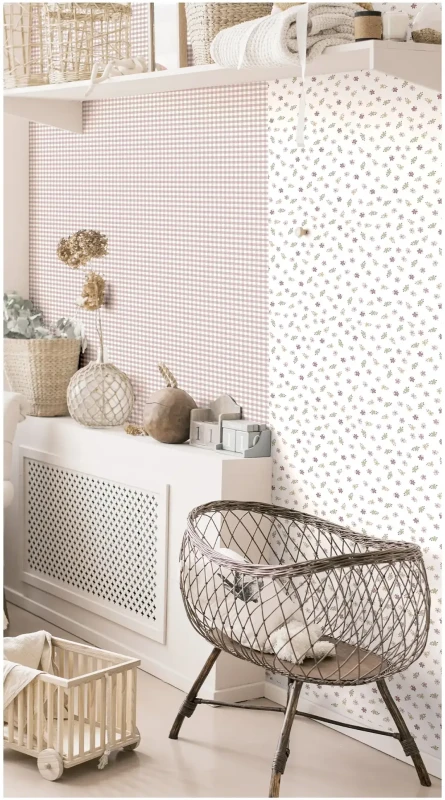 Różowe tapety dziecięce z kolekcji Cristiana Masi Happy.webp