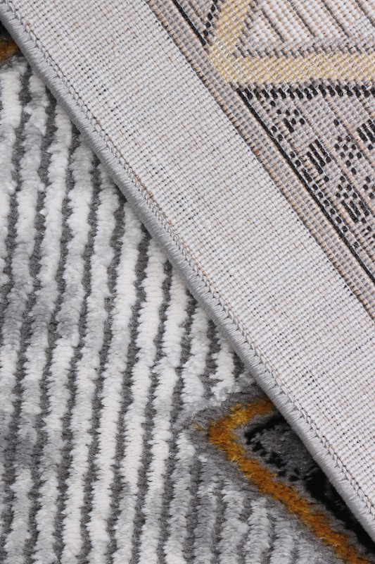 Dywan nowoczesny Diamond K4483G szary spód