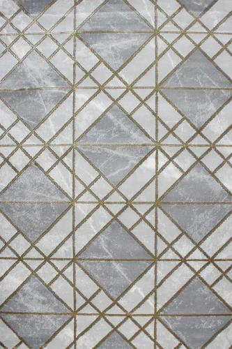 Dywan geometryczny 3d Diamond K4492G szary