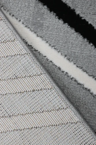 Dywan geometryczny Diamond K4495S szary spód