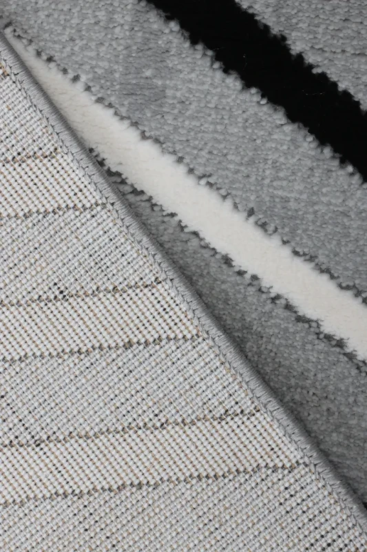 Dywan geometryczny Diamond K4495S szary spód