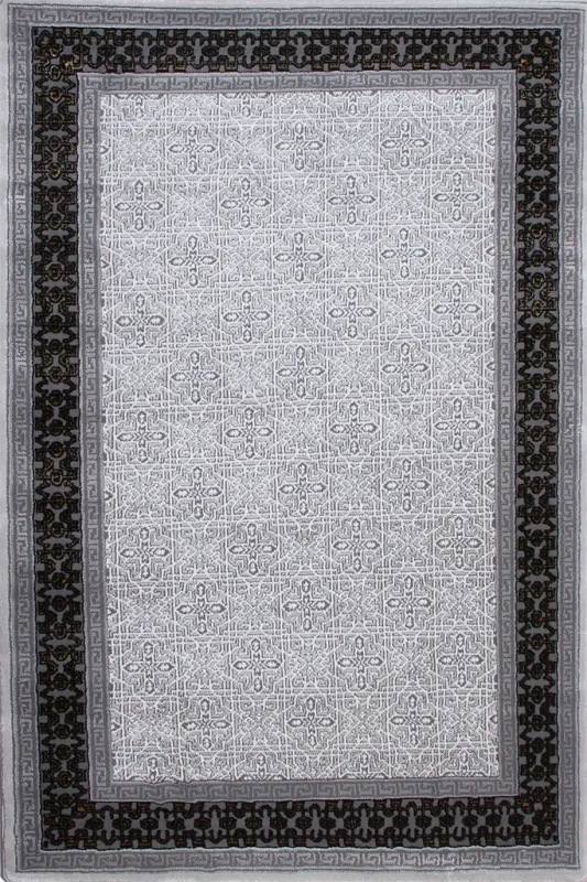 Dywan klasyczny z ramką Diamond K4496G szary