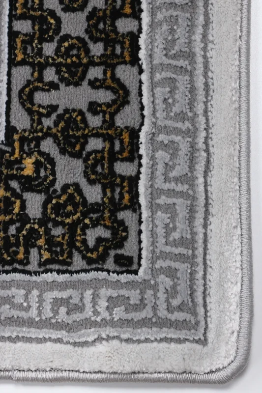 Dywan klasyczny z ramką Diamond K4496G szary róg