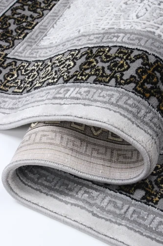 Dywan klasyczny z ramką Diamond K4496G szary brzeg