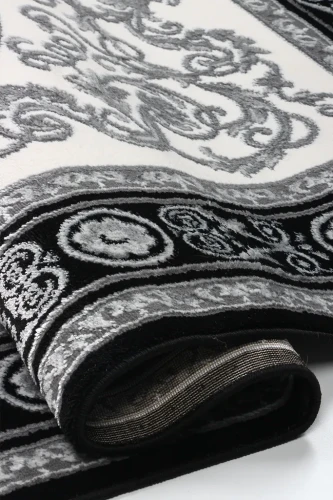 Dywan tradycyjny Diamond Glamour K8726S szary bok