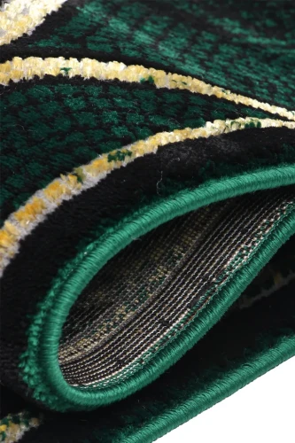 Dywan nowoczesny Diamond K8741Y zielony bok