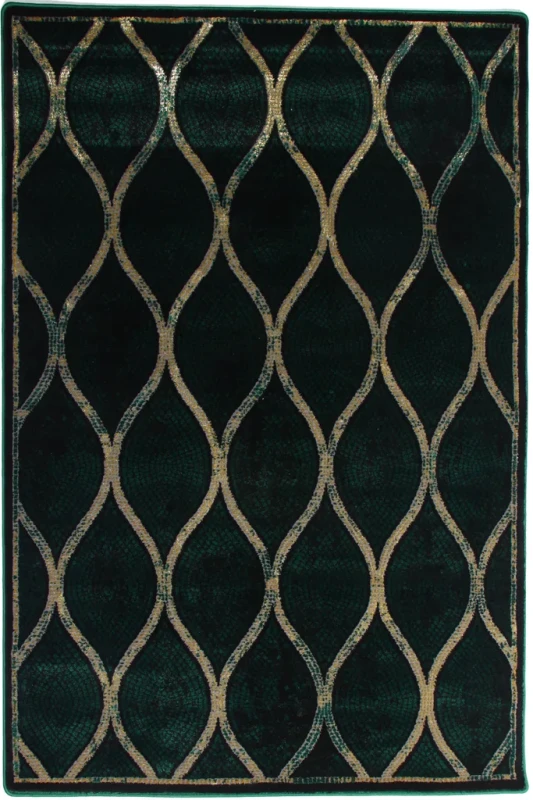 Dywan nowoczesny Diamond K8741Y zielony