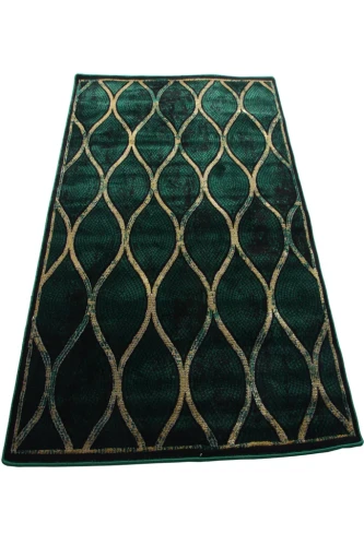 Dywan nowoczesny Diamond K8741Y zielony rzut ukośny