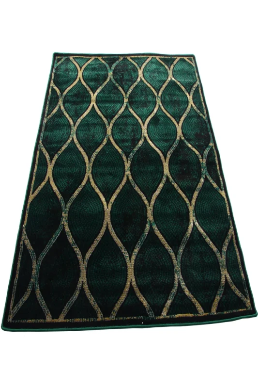 Dywan nowoczesny Diamond K8741Y zielony rzut ukośny