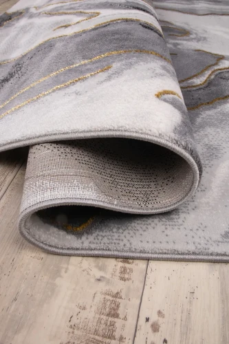 Dywan nowoczesny Diamond K8779G szary bok