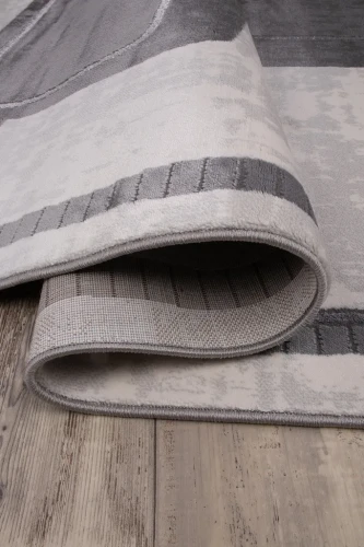 Dywan nowoczesny Diamond K8780S szary bok