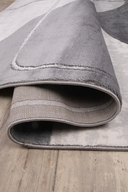 Dywan nowoczesny Diamond K8782S szary bok