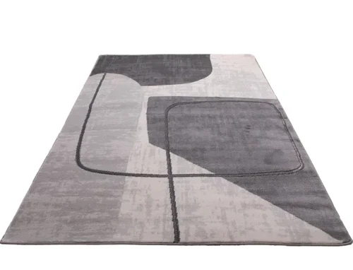 Dywan nowoczesny Diamond K8782S szary rzut ukośny