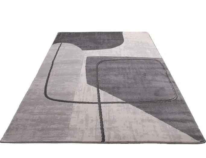 Dywan nowoczesny Diamond K8782S szary rzut ukośny
