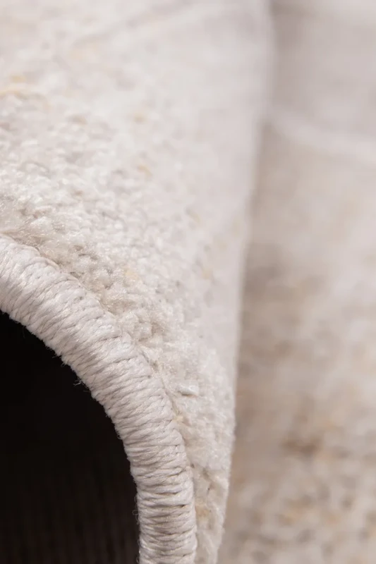 Dywan nowoczesny Camilla Santana Playa 1870 beż brzeg z bliska