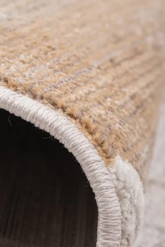 Dywan nowoczesny Camilla 1875 beż brzeg w zbliżeniu