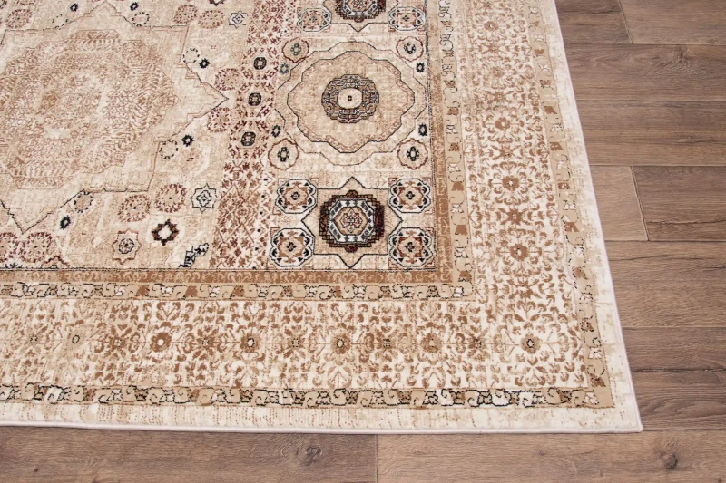 Dywan klasyczny Dywilan Rich Mamluk beige zbliżenie wzoru
