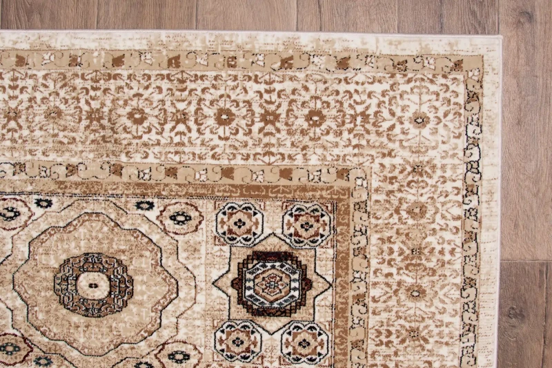 Dywan klasyczny Dywilan Rich Mamluk beige obszycie