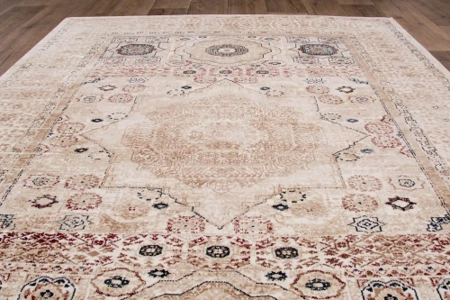 Dywan klasyczny Dywilan Rich Mamluk beige rzut z góry