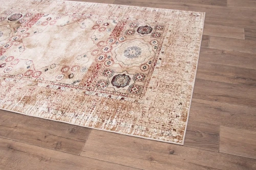Dywan klasyczny Dywilan Rich Mamluk beige-red rzut z góry