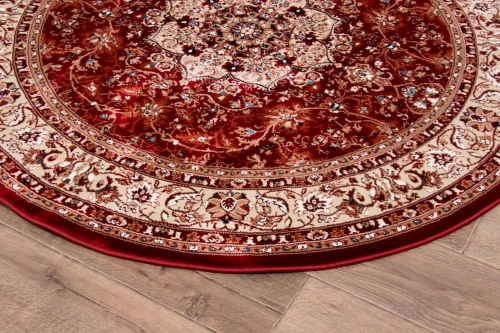Dywan okrągły Dywilan Rich Kordoba red obszycie