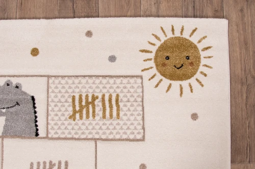 Dywan dziecięcy 3d Dywilan Luna Hopscotch 40416 obszycie
