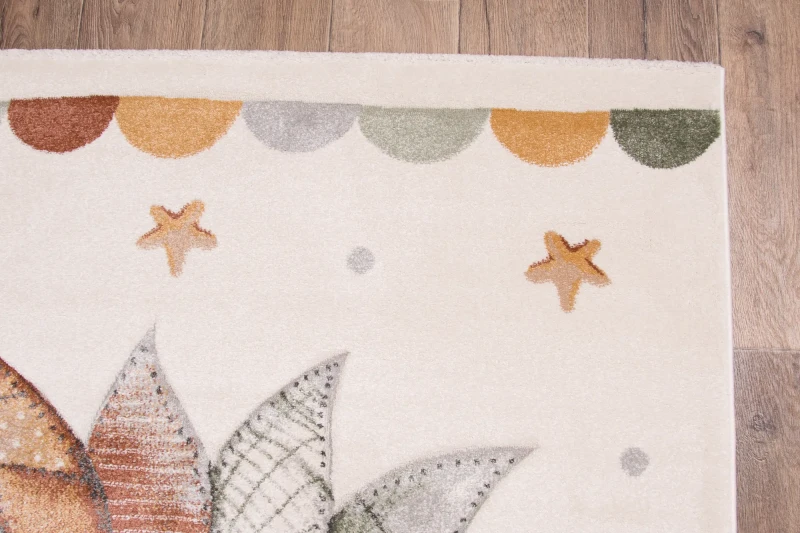 Dywan dziecięcy 3d Dywilan Luna Sun 40424 obszycie