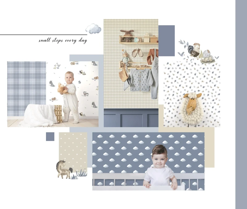 Tapety dziecięce z kolekcji Cristiana Masi Happy.webp