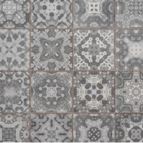 Wykładzina PCV Alicante (domowa) - geometryczny wzór płytek