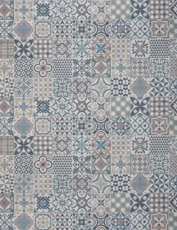 Wykładzina PCV Palermo - wzór patchwork