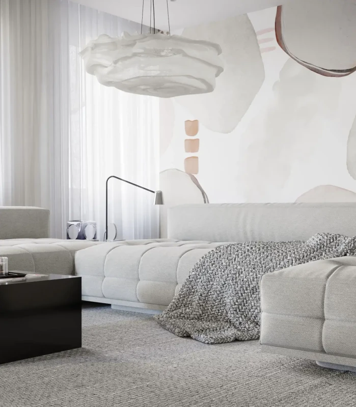 Nowoczesna tapeta do salonu Wallcolors Abstract.webp