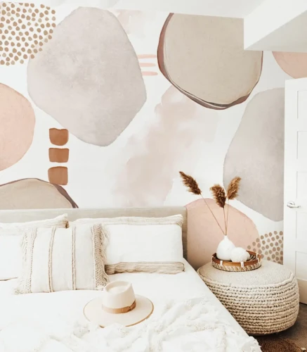 Tapeta abstrakcyjna do sypialni Wallcolors Abstract.webp