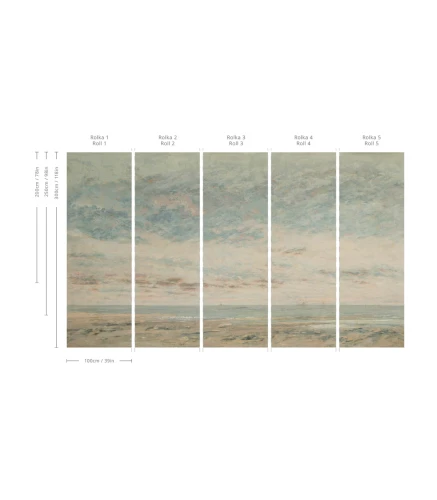 Tapeta marynistyczna Wallcolors Sea.webp