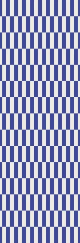 Tapeta 3d kobaltowa geometryczna Wallcolors Tetris Stripe Cobalt.webp