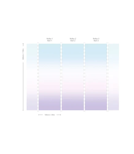 Tapeta nowoczesna pastelowa Ombre Serenity Wallcolors.webp