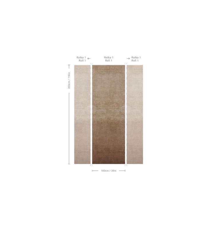 Tapeta strukturalna Wallcolors Organic Bronze.webp