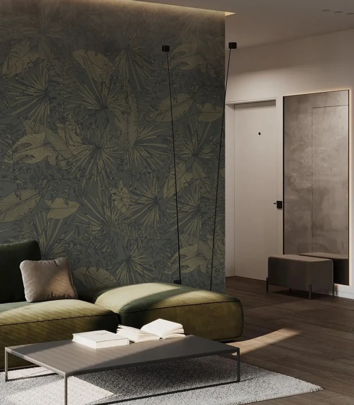 Tapeta roślinna do salonu Wallcolors Fern.webp