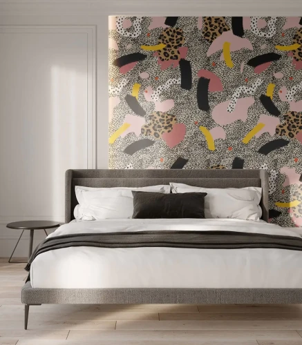 Tapeta designerska do sypialni Modern Brush Wallcolors.webp