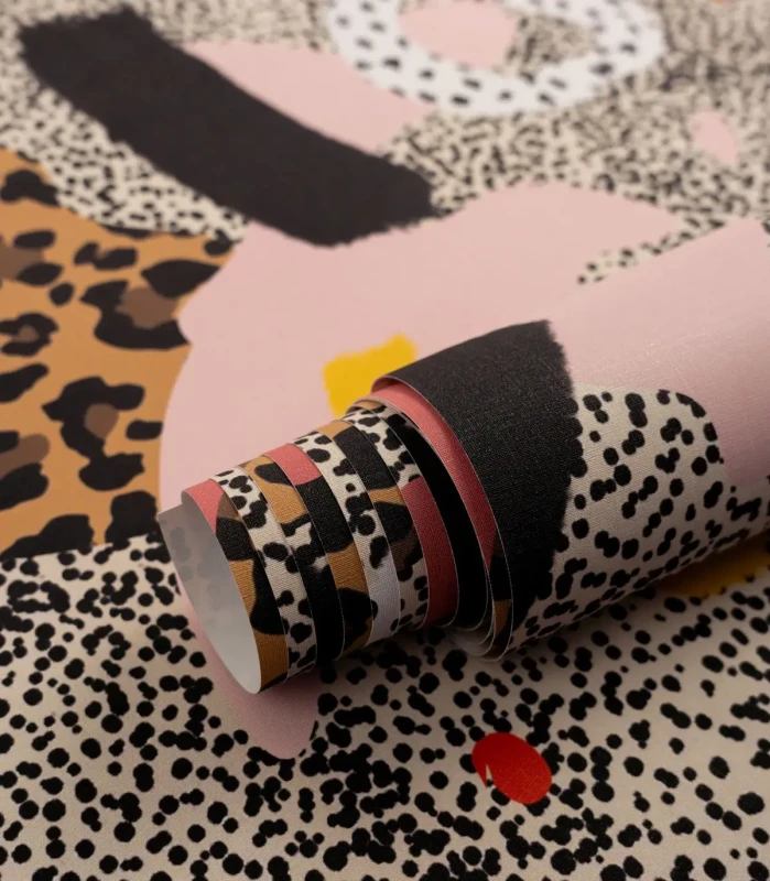 Tapeta z plamami Modern Brush Wallcolors.webp