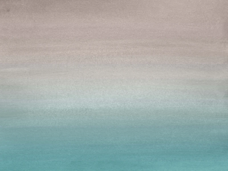 Tapeta gradient beż turkus Turquoise Fog Wallcolors.webp