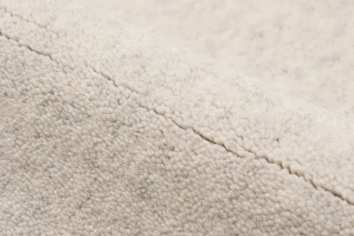 Wełniana wykładzina dywanowa Agnella Natural N M0024 jasnoszara - runo