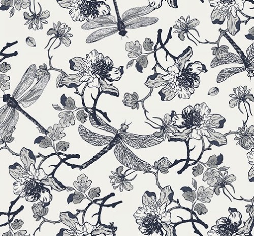 Tapeta w ważki Dragonfly Wallcolors.jpg