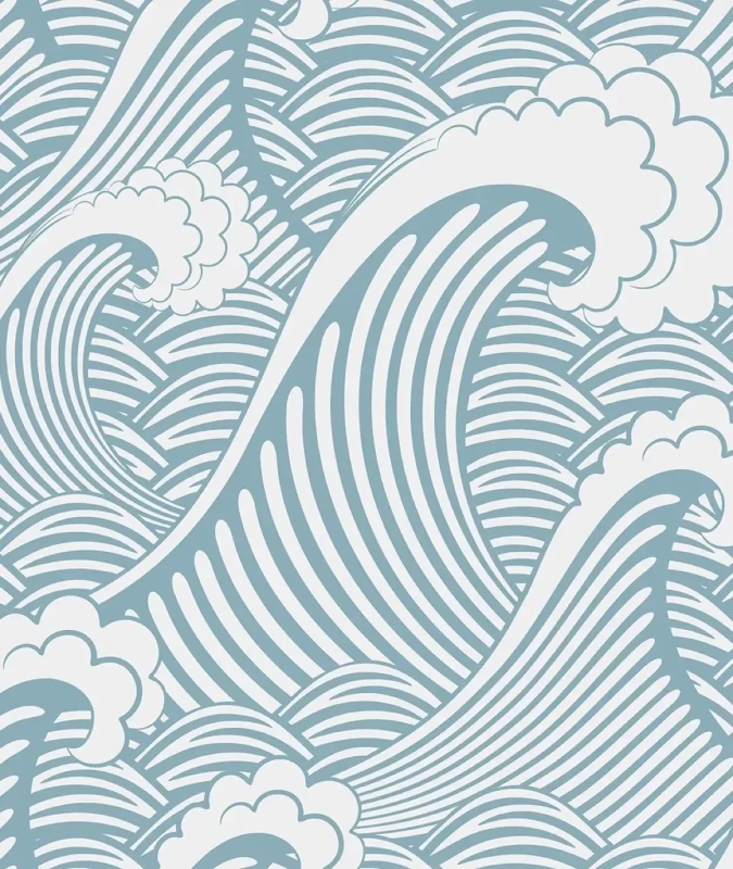 Tapeta fale morskie Waves Wallcolors.webp